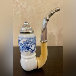 VTG Avon 1970s Collectible Dutch Pipe EMPTY Decanter for Tai Winds Cologne